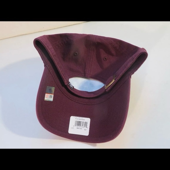 New '47 Clean Up Texas A&M Aggies Plain Logo Strapback Hat Maroon Red NCAA - Picture 5 of 7